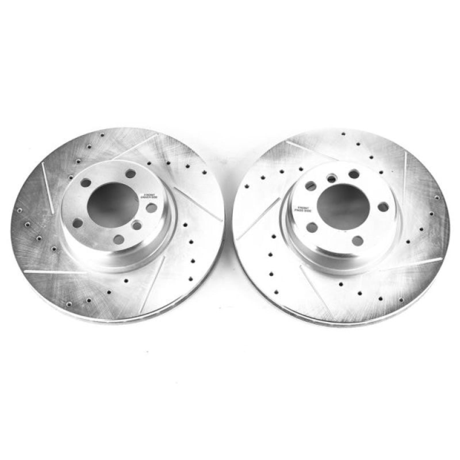 Powerstop Front Evolution Drilled & Slotted Rotors - Pair for 14-16 BMW 228i [MPN: psbEBR1402XPR]_1876996