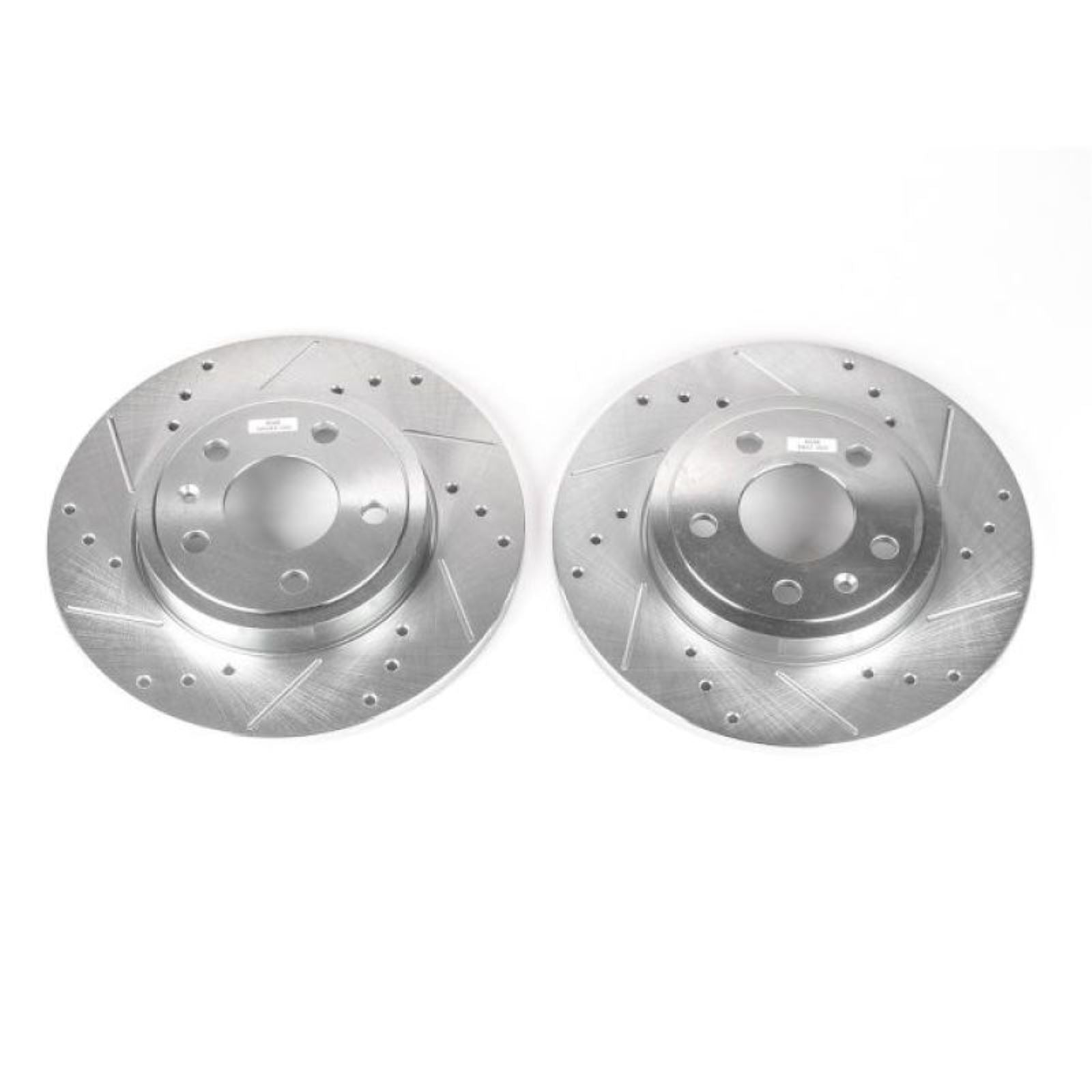 Powerstop Rear Evolution Drilled & Slotted Rotors - Pair for 05-09 Audi A4 [MPN: psbEBR1006XPR]_1877691