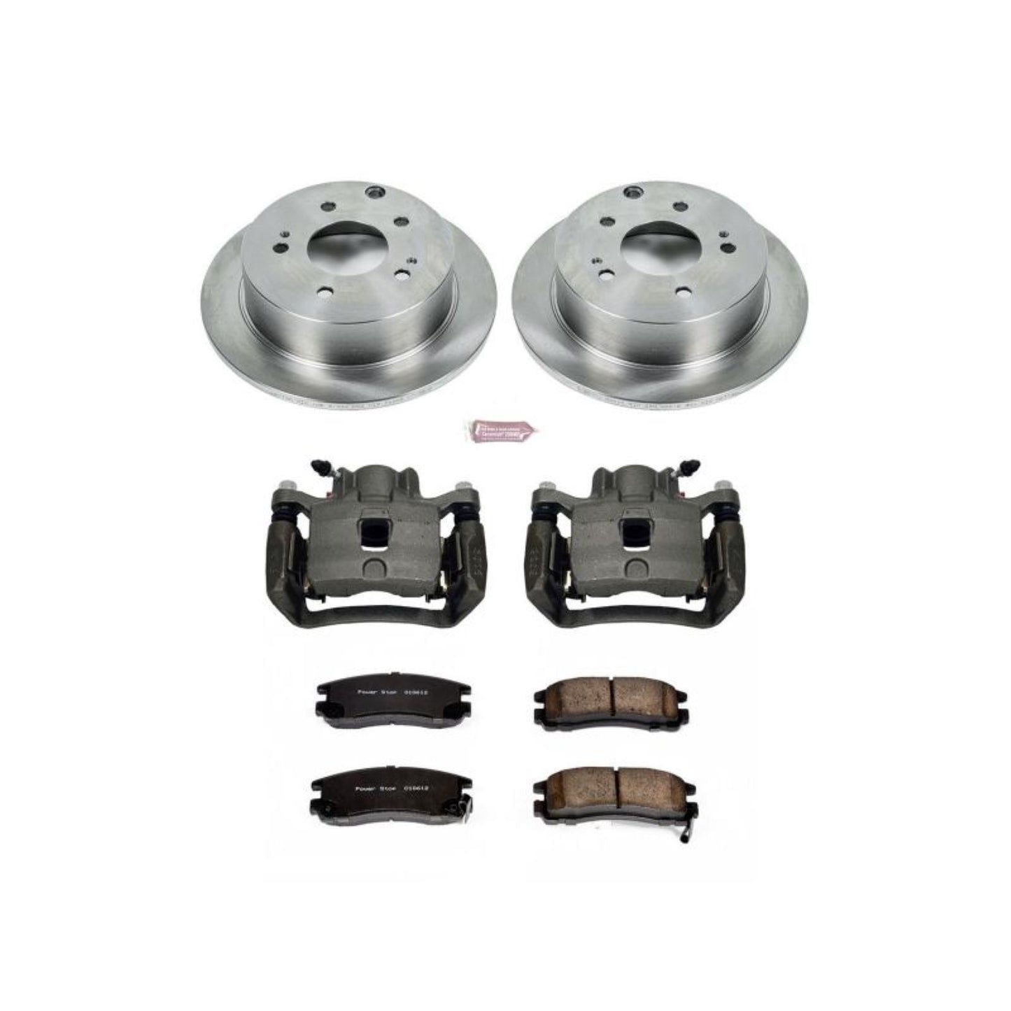 Powerstop Rear Autospecialty Brake Kit w/Calipers for 06-12 Mitsubishi Eclipse [MPN: psbKCOE155]_1877705