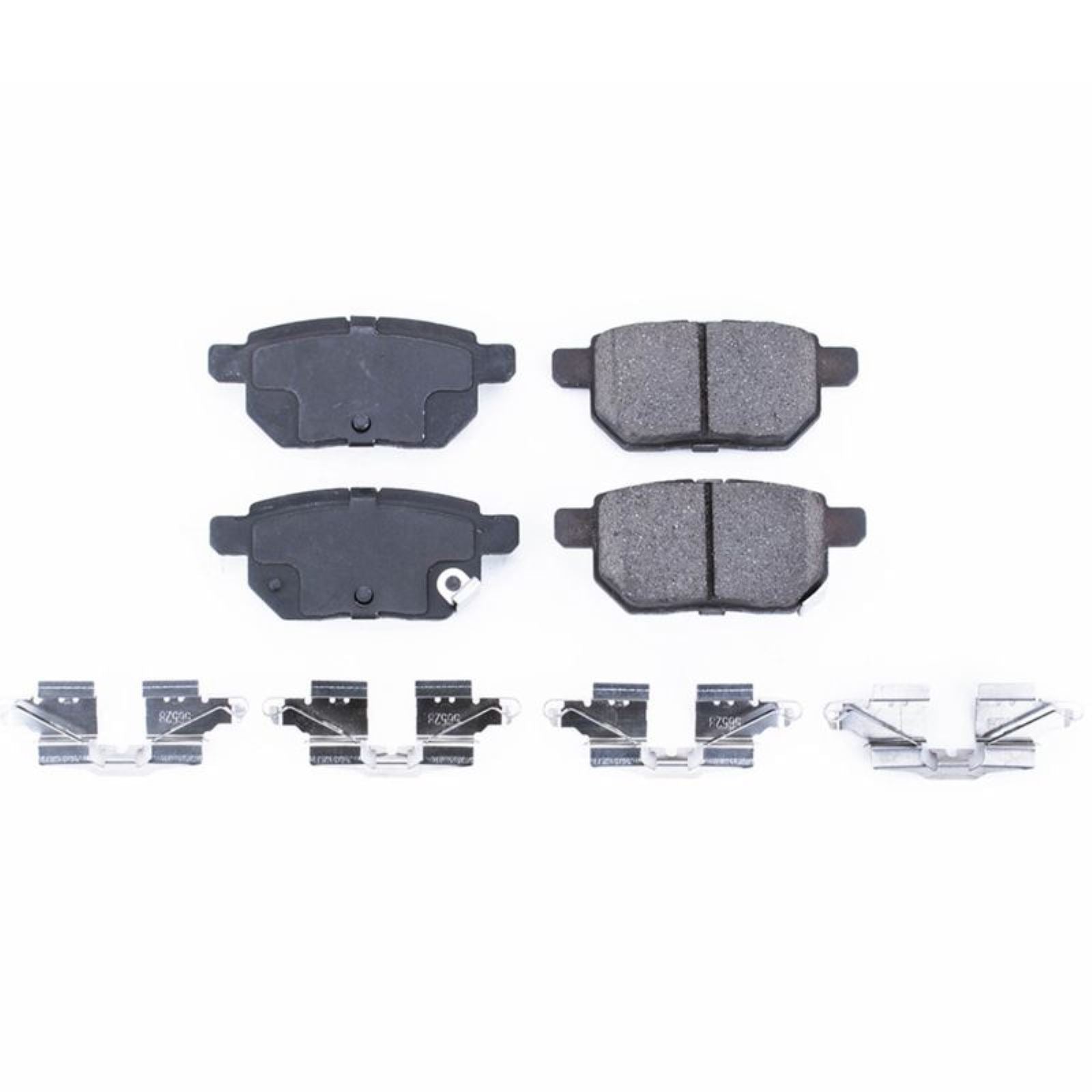 Powerstop Rear Z17 Evolution Ceramic Brake Pads w/Hardware for 09-10 Pontiac Vibe [MPN: psb17-1354]_1877748