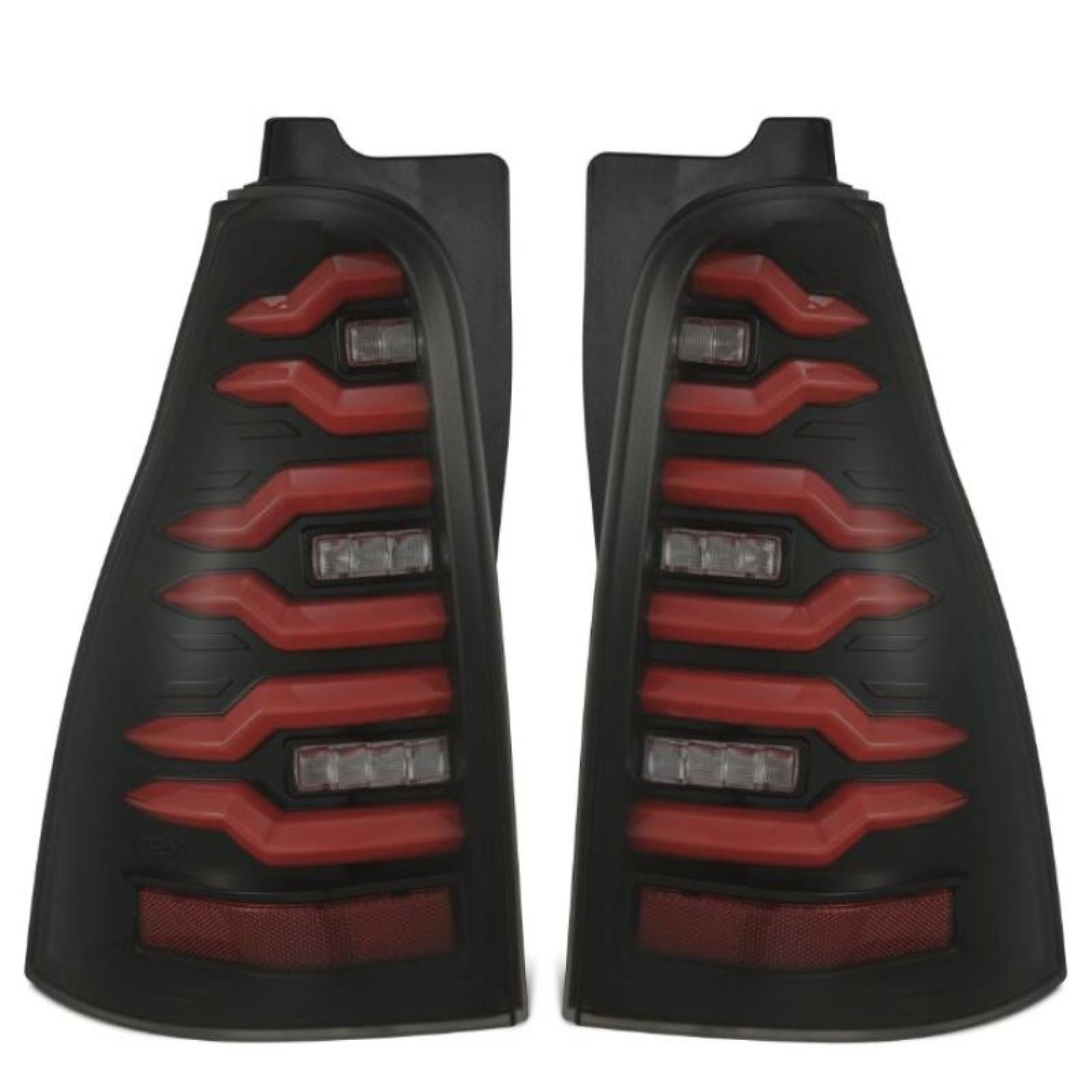 Alpharex LUXX-Series LED Tail Lights- Black fits 03-09 Toyota 4Runner [MPN: arx690080]_1877747