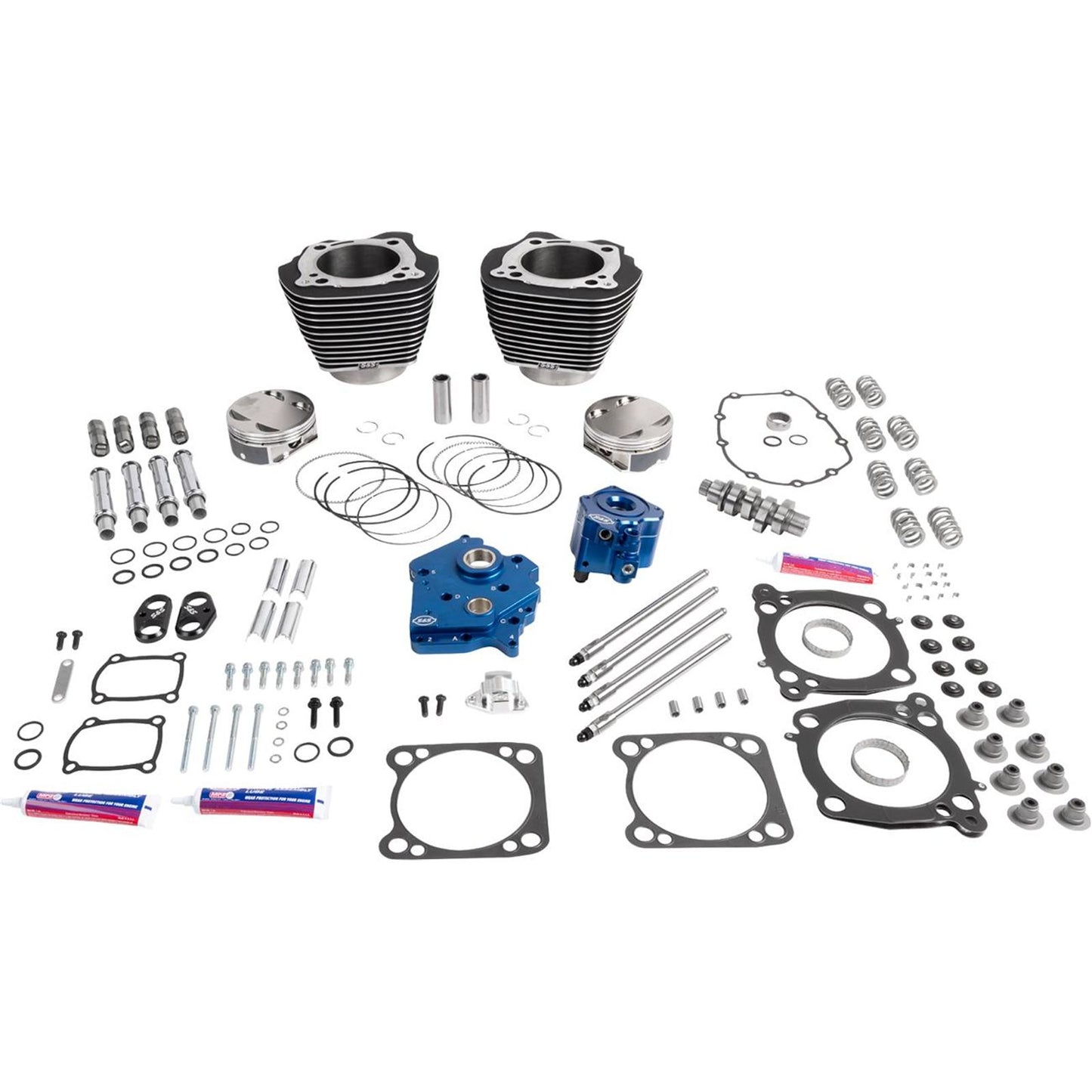 S&S Cycle 132" Power Package - HPT496 - Gear Drive - Oil Cooled - 114"/117" M8 [MPN: 0904-0175]_2082801