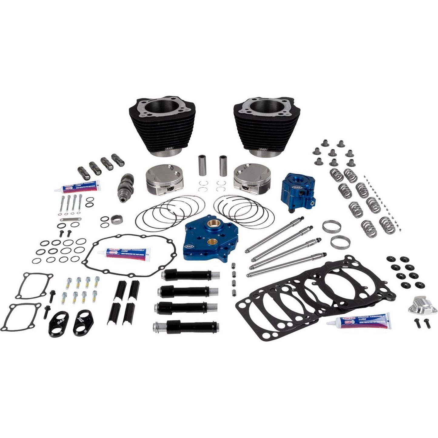 S&S Cycle 129" Power Package - HPT496 - Chain Drive - Oil Cooled - M8 [MPN: 0904-0180]_1951579