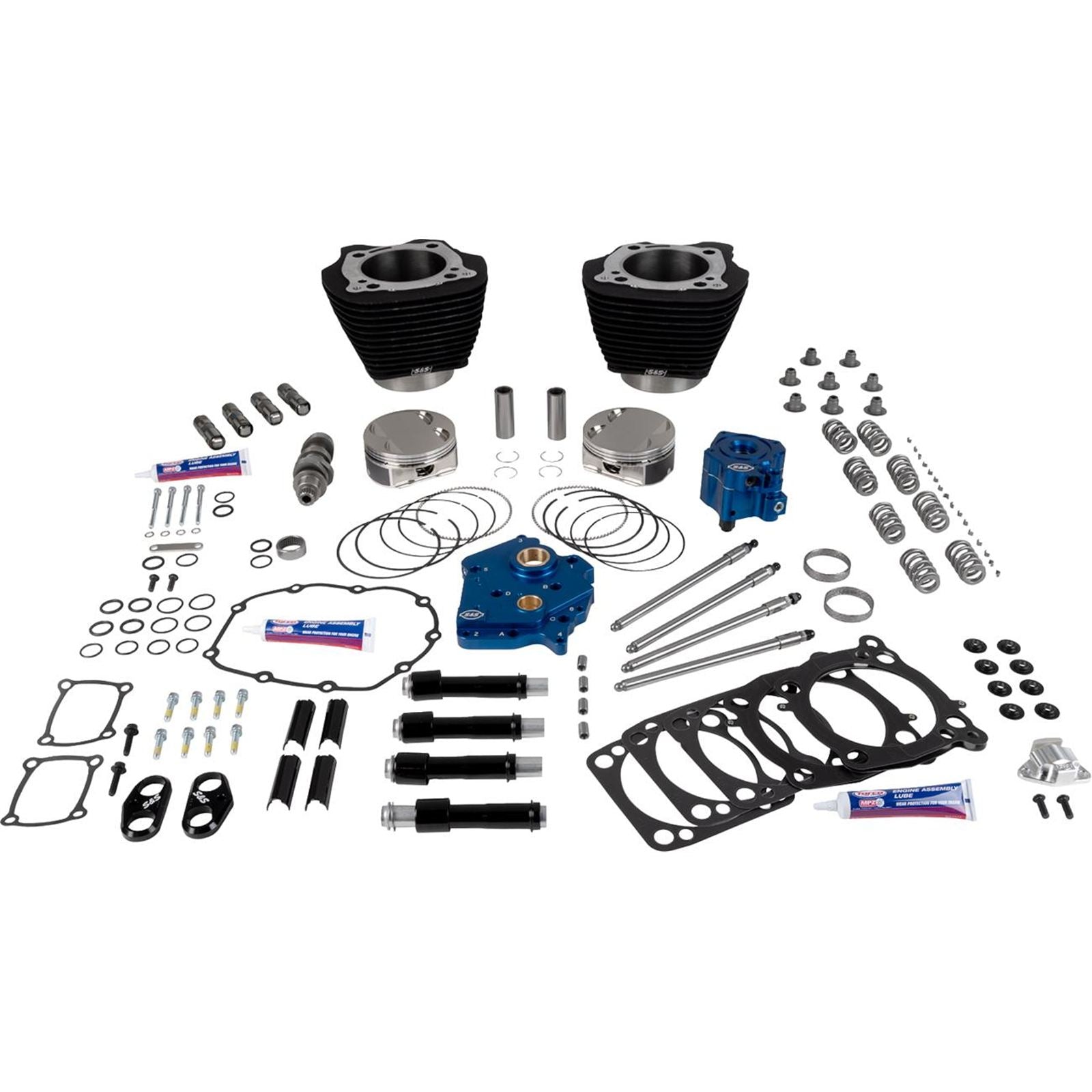 S&S Cycle 129" Power Package - HPT496 - Chain Drive - Oil Cooled - M8 [MPN: 0904-0180]_1951579