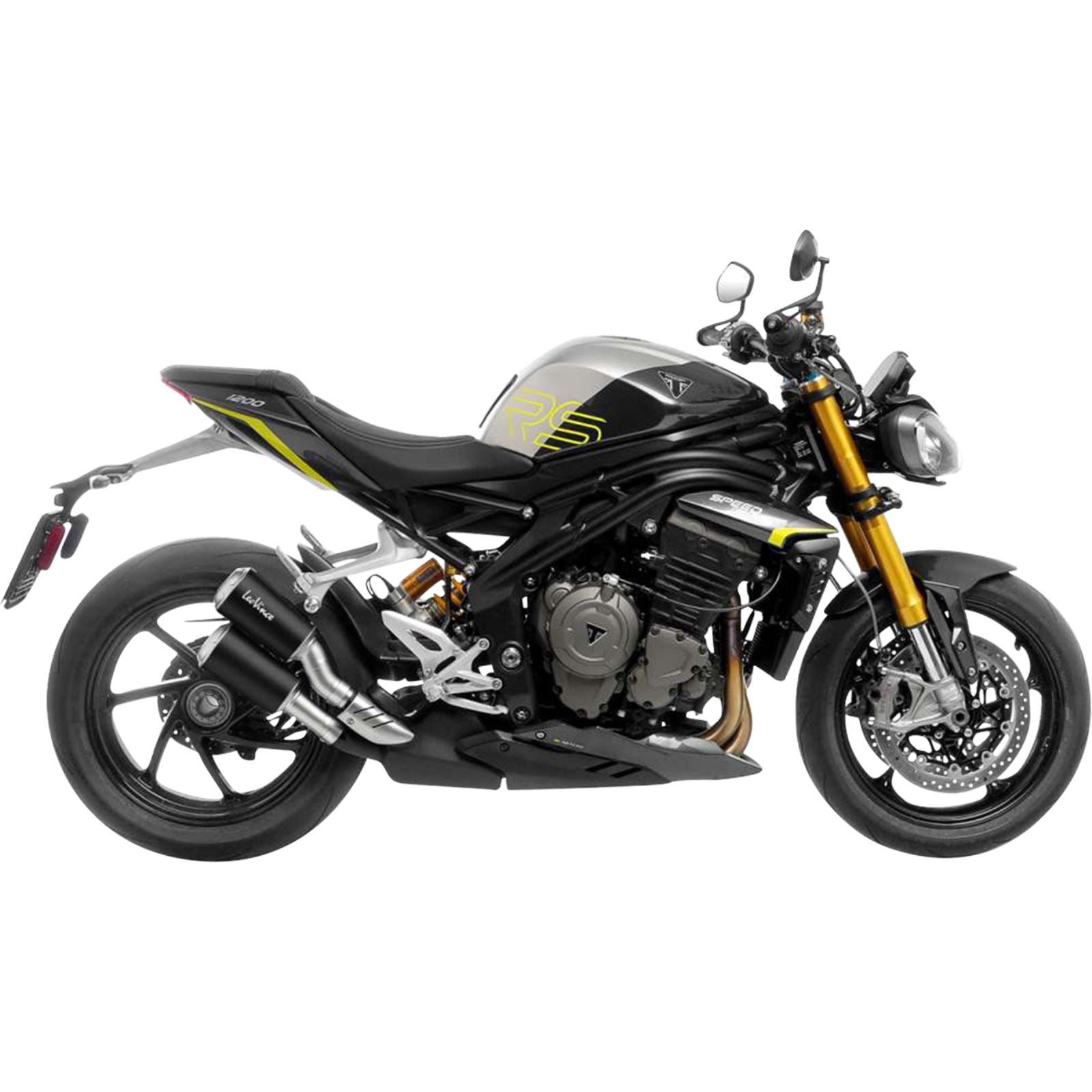 LeoVince LV-10 Black Edition Slip-On Muffler for Triumph Speed Triple1200 RR/RS/RX [MPN: 1811-4920]_1877776