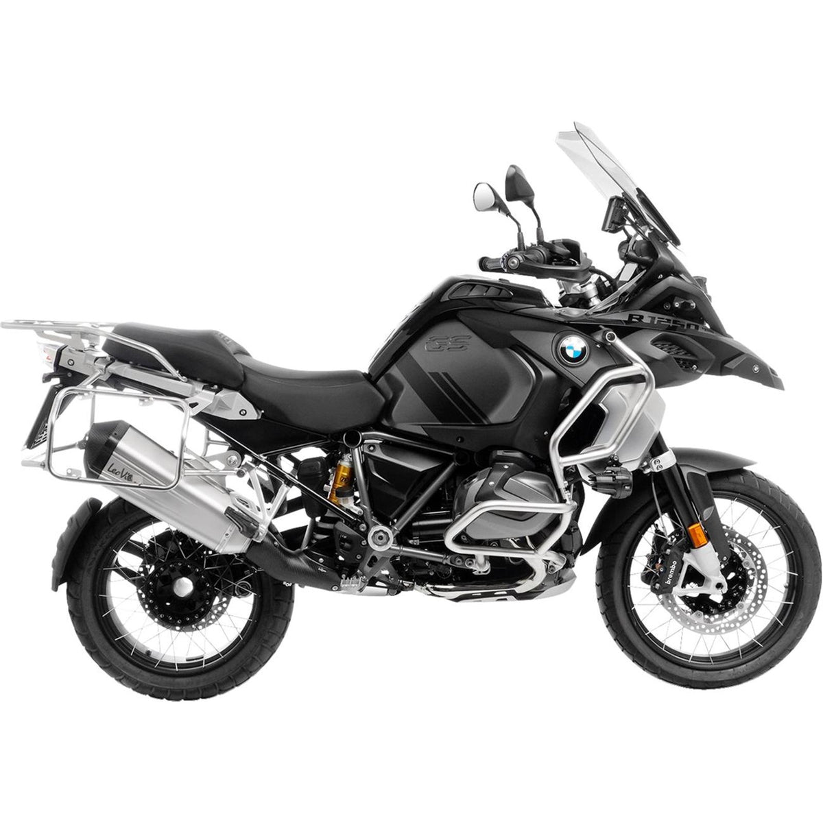 LeoVince LV-12 R Slip-On Muffler - Stainless Steel for BMW R 1200 GS [MPN: 1811-4942]_1902513