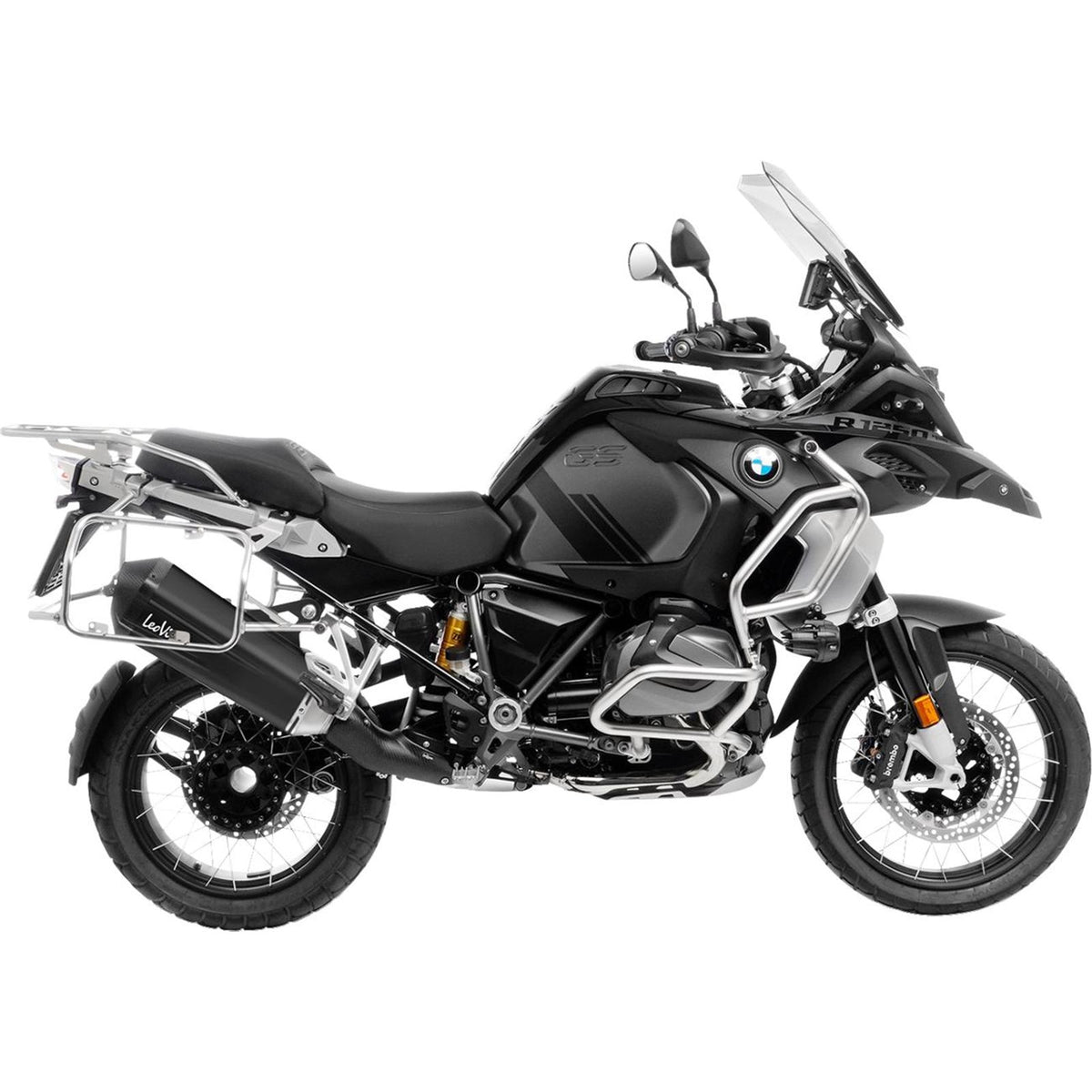 LeoVince LV-12 R Slip-On Muffler - Black for BMW R 1200 GS [MPN: 1811-4943]_1902516