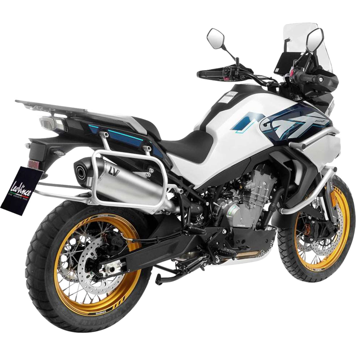 LeoVince LV-14 Slip-On Muffler - Stainless Steel for KTM/CF MOTO 790/800/890/901 [MPN: 1811-4946]_1877818