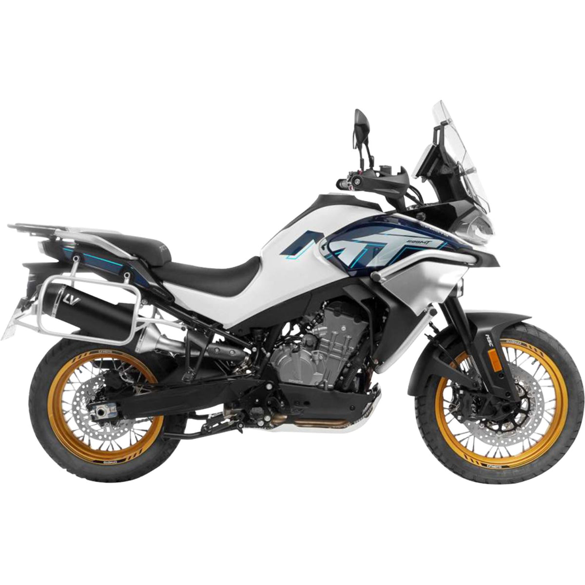 LeoVince LV-14 Slip-On Muffler - Black for KTM/CF MOTO 790/800/890/901 [MPN: 1811-4947]_1877786