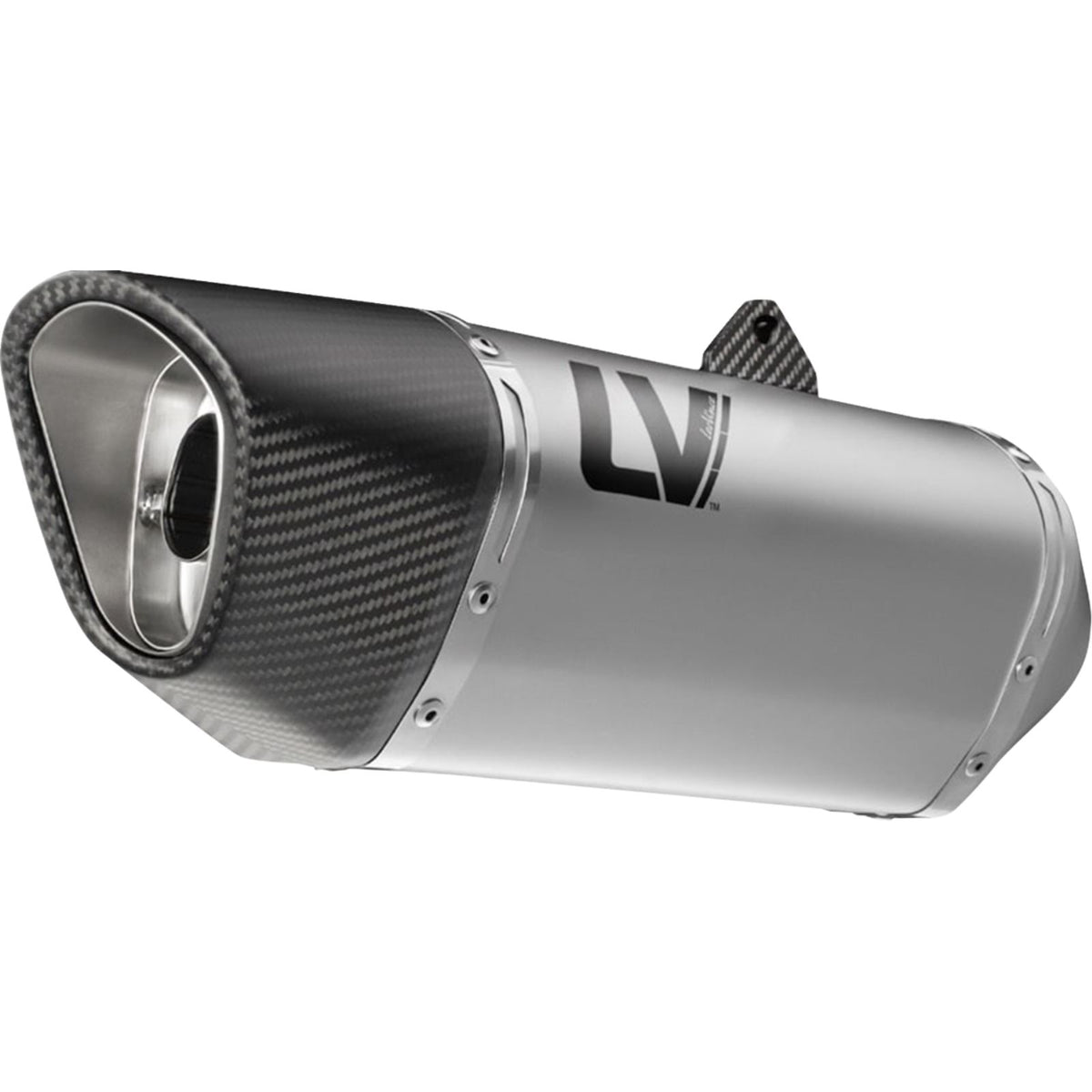 LeoVince LV-14 R Slip-On Muffler - Stainless Steel for Kawasaki Versys 1000 [MPN: 1811-4948]_1877830