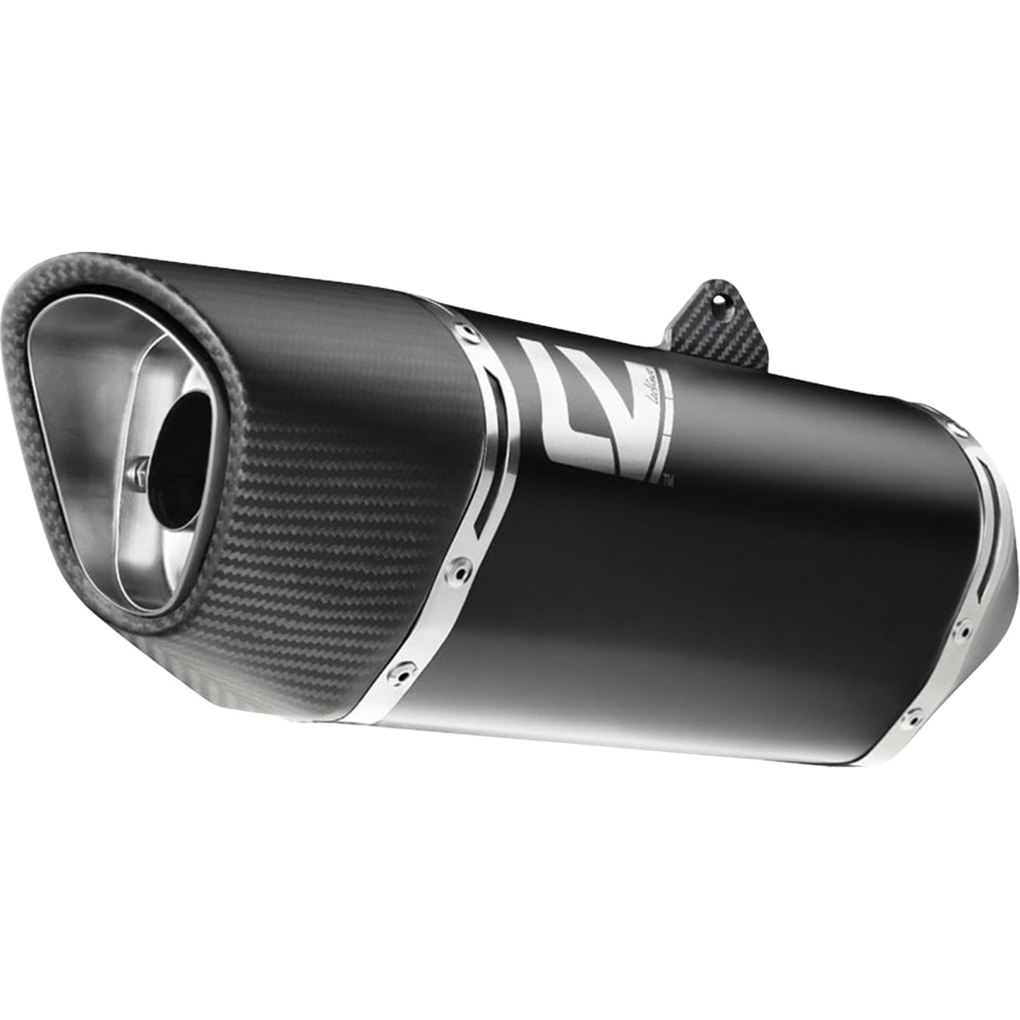 LeoVince LV-14 R Slip-On Muffler - Black for Kawasaki Versys 1000 [MPN: 1811-4949]_1877857