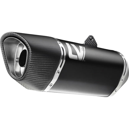 LeoVince LV-14 R Slip-On Muffler - Black for Kawasaki Versys 1000 [MPN: 1811-4949]_1877857