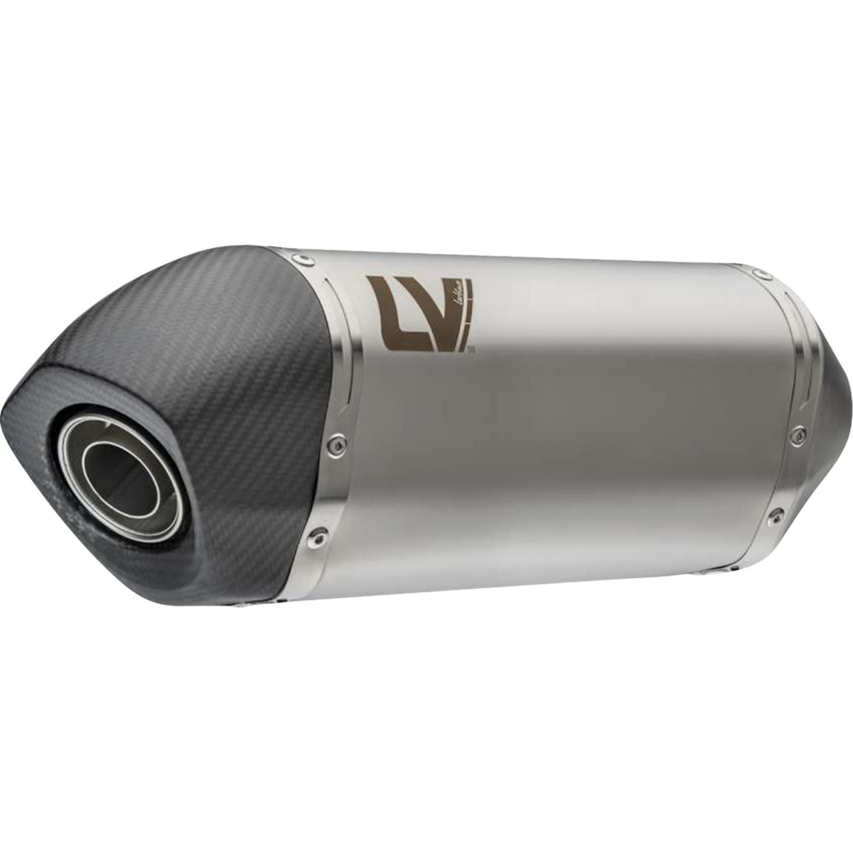 LeoVince LV-14 Slip-On Muffler - Stainless Steel for Aprilia Tuareg 660 [MPN: 1811-4950]_1877845