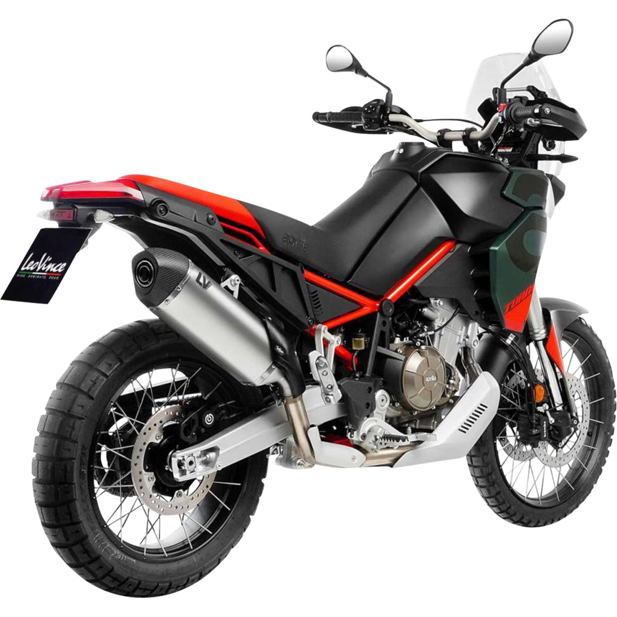 LeoVince LV-14 Slip-On Muffler - Titanium for Aprilia Tuareg 660 [MPN: 1811-4952]_1877783