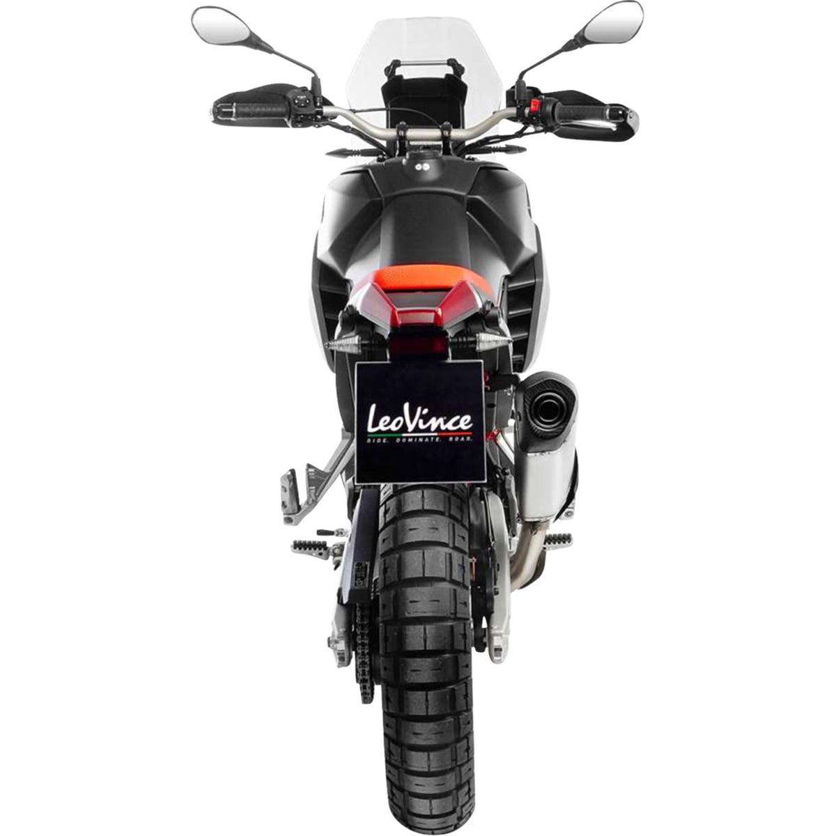 LeoVince LV-14 Slip-On Muffler - Titanium for Aprilia Tuareg 660 [MPN: 1811-4952]_1877784