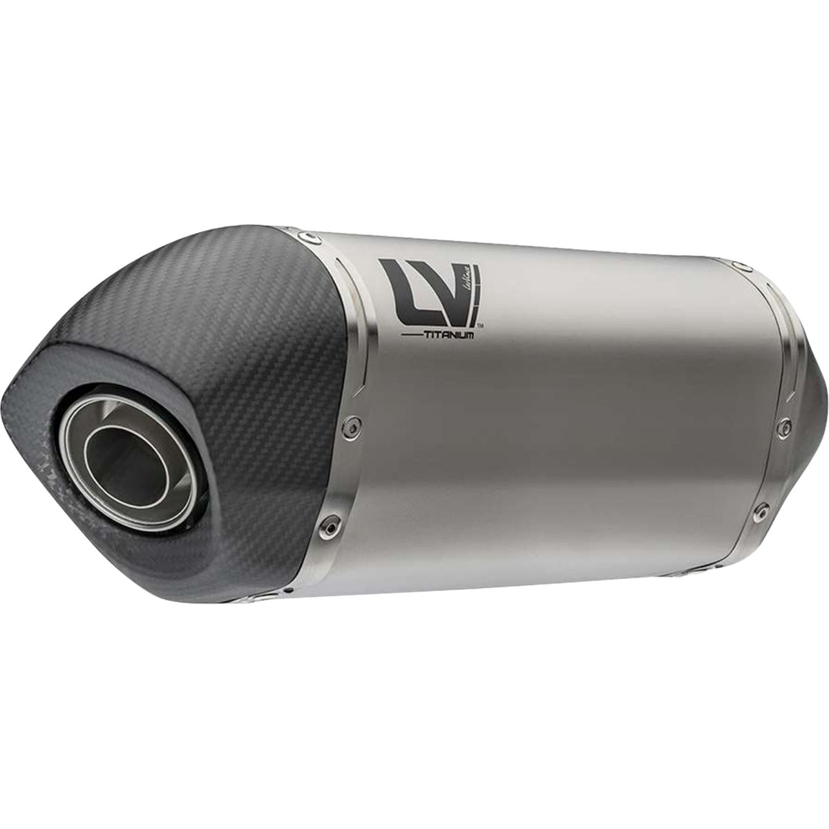 LeoVince LV-14 Slip-On Muffler - Titanium for Aprilia Tuareg 660 [MPN: 1811-4952]_1877856