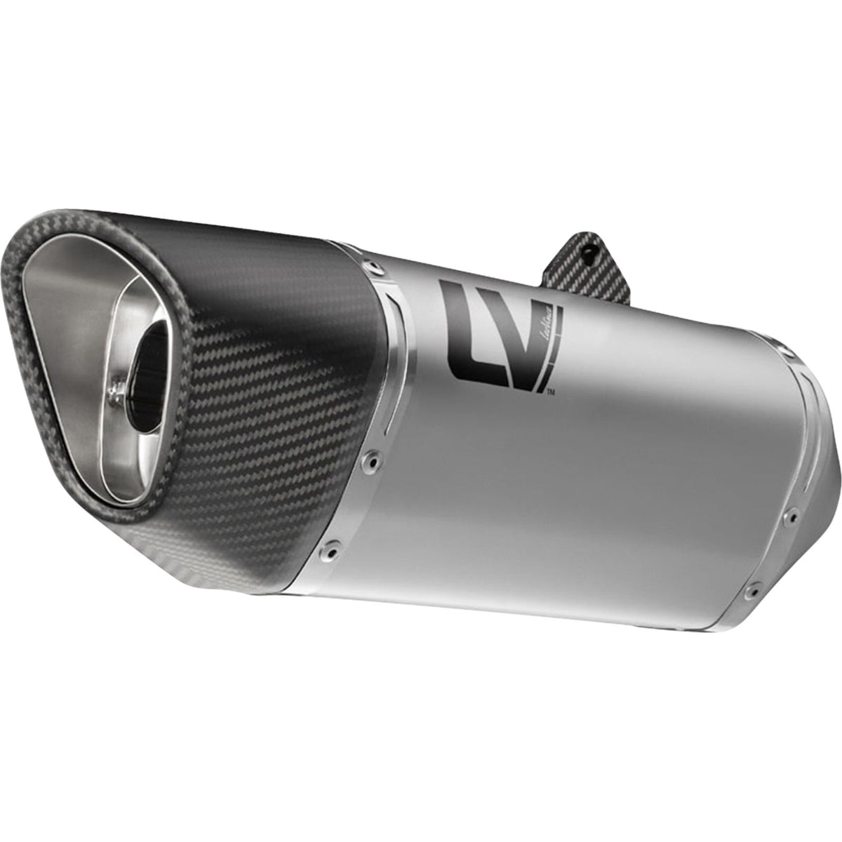 LeoVince LV-14 R Slip-On Muffler - Stainless Steel for Kawasaki ZX-6R [MPN: 1811-4962]_1877848