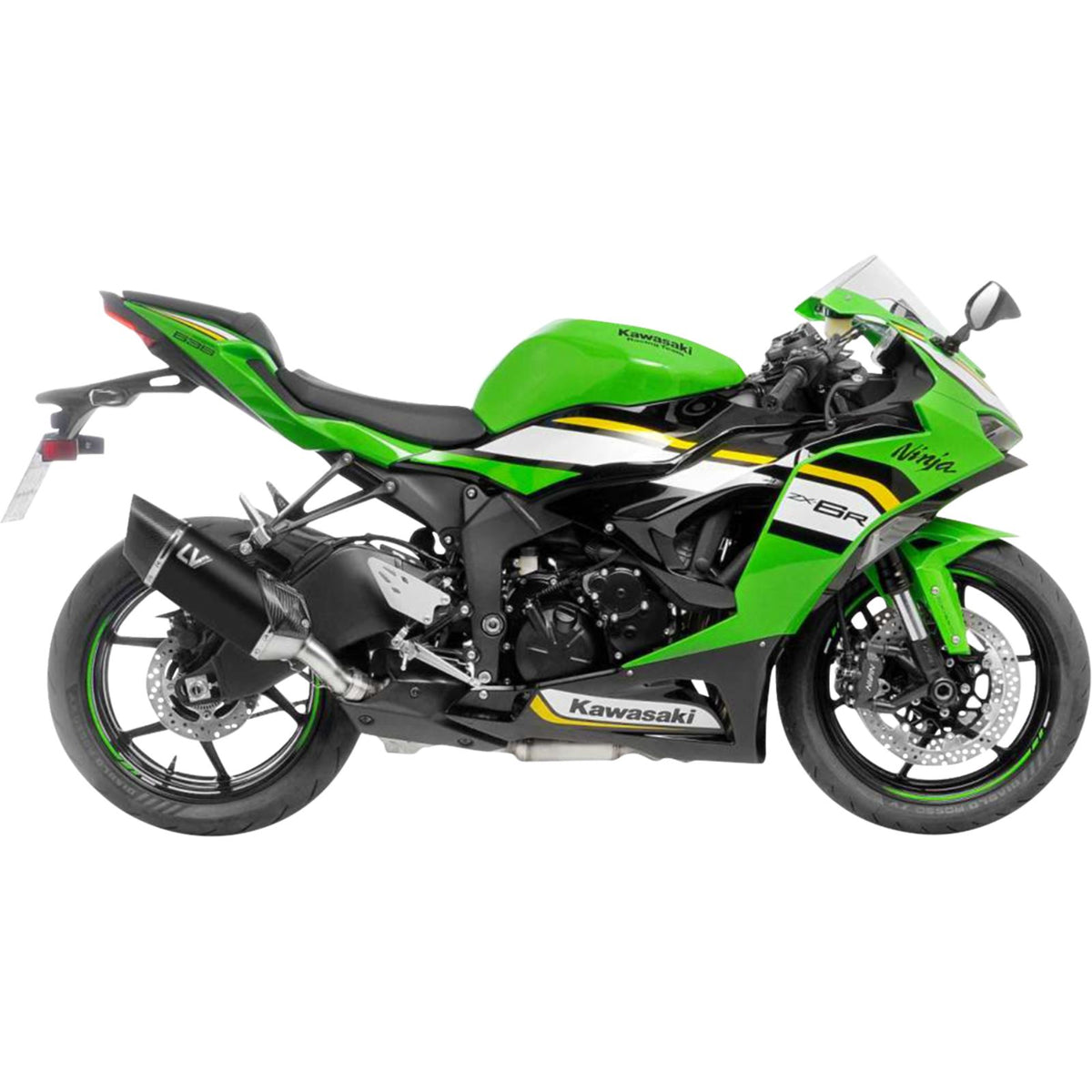 LeoVince LV-14 R Black Edition Slip-On Muffler for Kawasaki ZX-6R [MPN: 1811-4963]_1877851