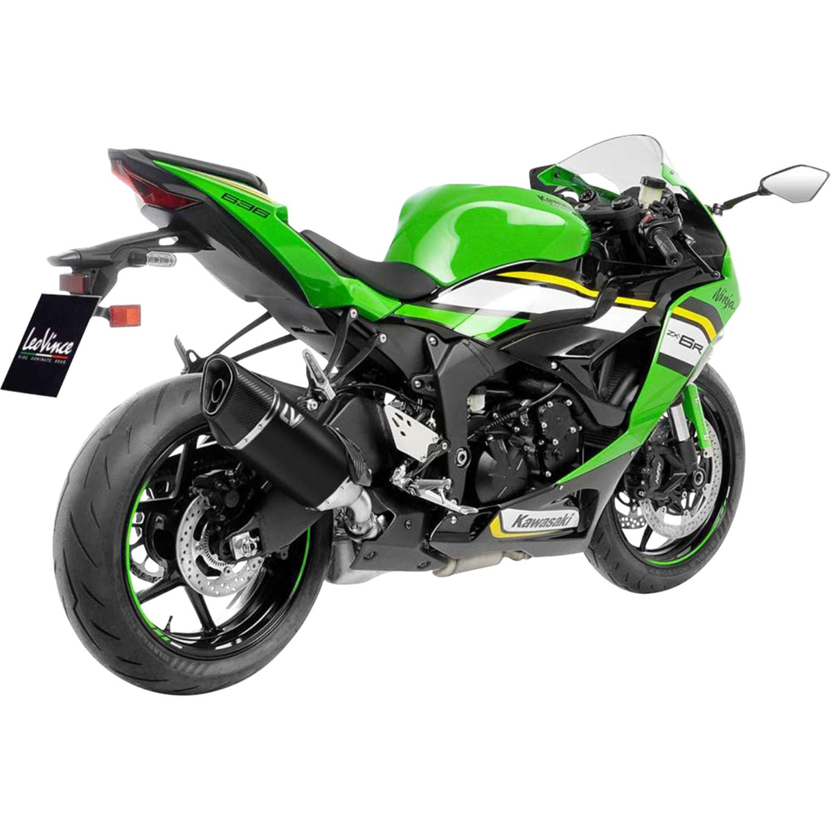 LeoVince LV-14 R Black Edition Slip-On Muffler for Kawasaki ZX-6R [MPN: 1811-4963]_1877852