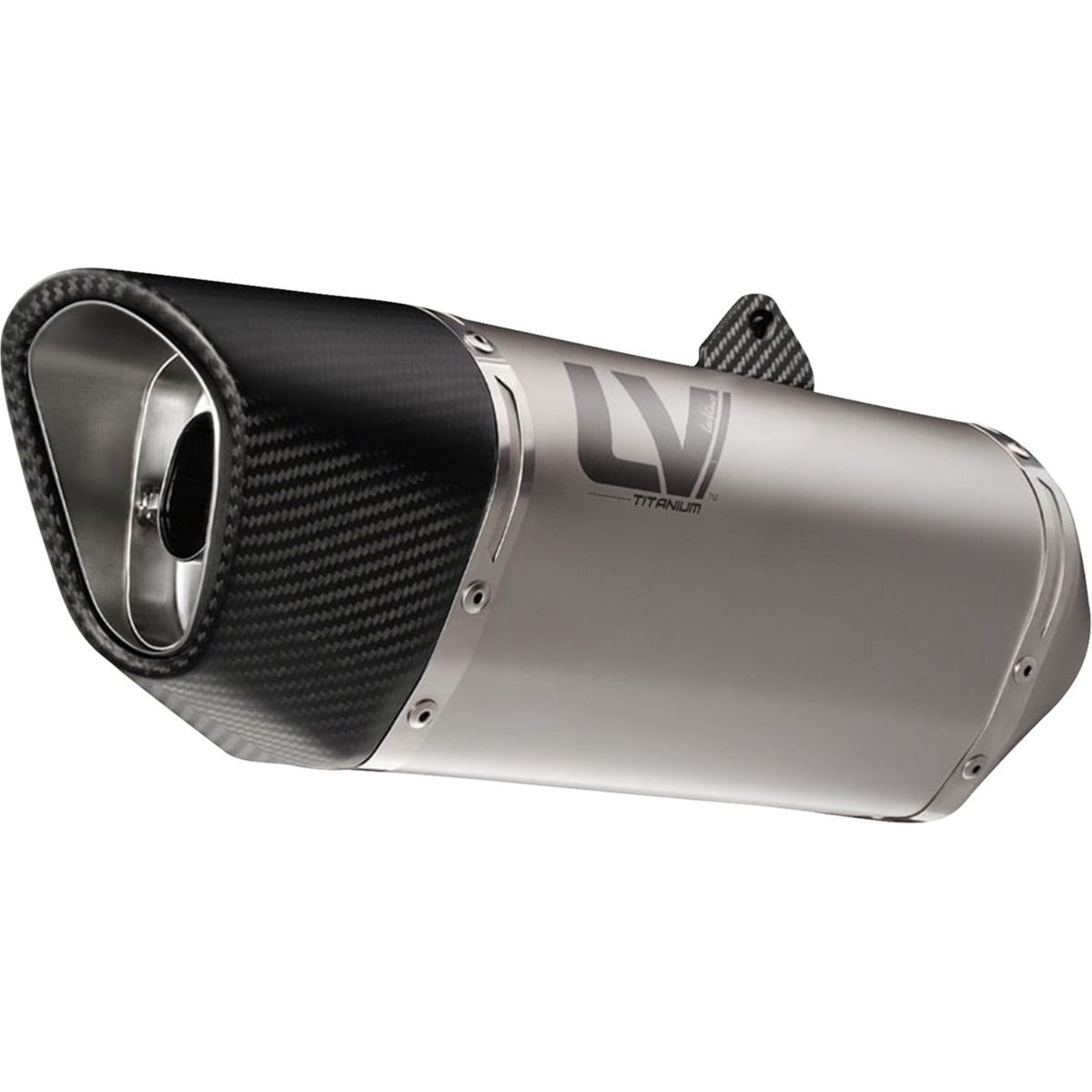 LeoVince LV-14 R Slip-On Muffler - Titanium for Kawasaki ZX-6R [MPN: 1811-4964]_1877796