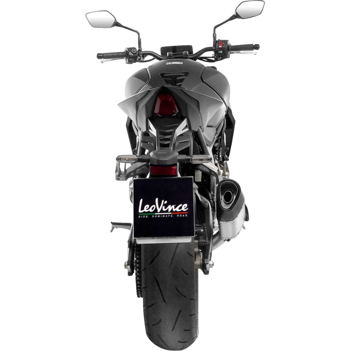 LeoVince LV-14 R Slip-On Muffler - Titanium for Honda CB 1000 Hornet [MPN: 1811-4967]_1877890