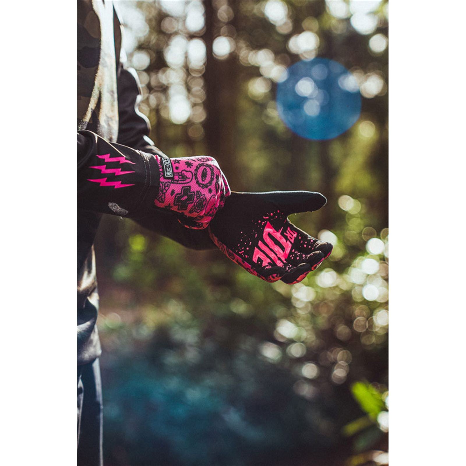 Muc-Off Summer Lightweight Mesh Rider Gloves - Pink_1911156