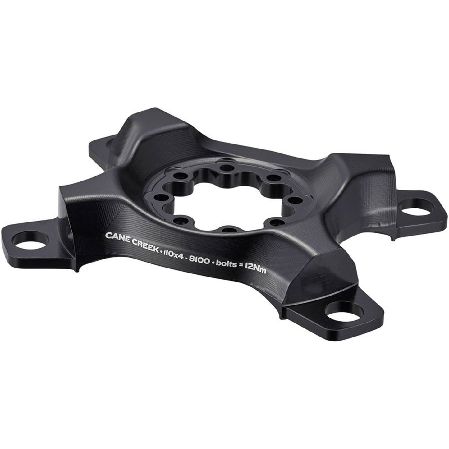 Cane Creek eeWings Chainring Spider - 4-Bolt, 110 Asymmetric BCD, Black [MPN: CK1674]_1910760