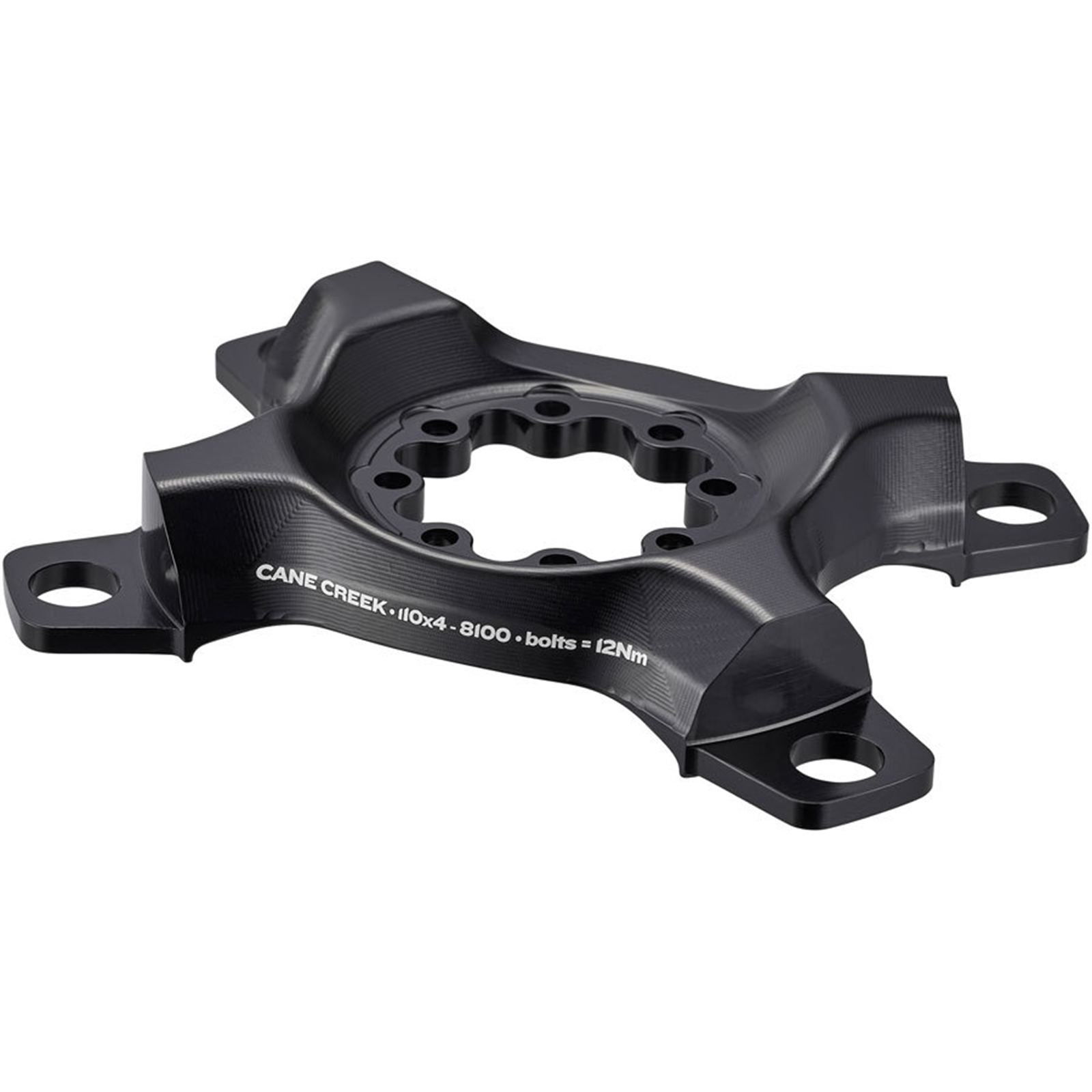 Cane Creek eeWings Chainring Spider - 4-Bolt, 110 Asymmetric BCD, Black [MPN: CK1674]_1910760