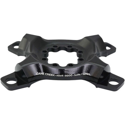 Cane Creek eeWings Chainring Spider - 4-Bolt, 110 Asymmetric BCD, Black [MPN: CK1673]_1910759