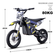 MotoTec USA 36v 1000w (HP112E-Pro) Electric Dirt Bike - Blue [MPN: Dirt-Bike-36v-1000w-HP112E-PRO_Blue]_1877910