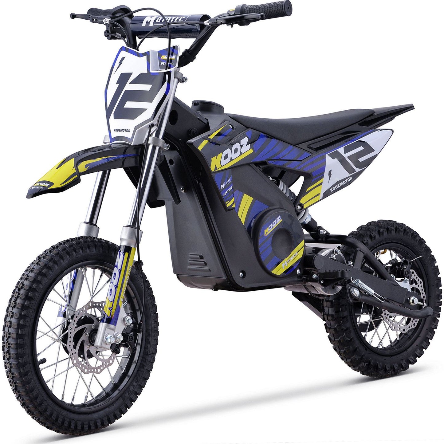 MotoTec USA 36v 1000w (HP112E-Pro) Electric Dirt Bike - Blue [MPN: Dirt-Bike-36v-1000w-HP112E-PRO_Blue]_1877916