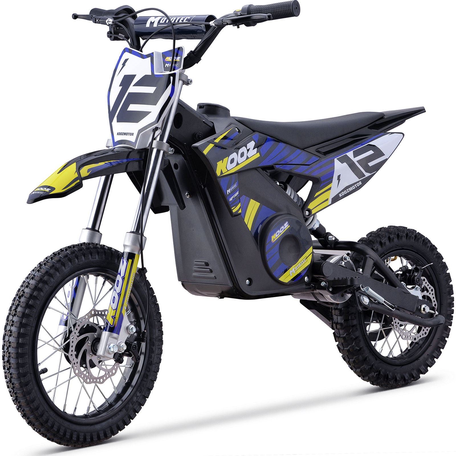 MotoTec USA 36v 1000w (HP112E-Pro) Electric Dirt Bike - Blue [MPN: Dirt-Bike-36v-1000w-HP112E-PRO_Blue]_1877916