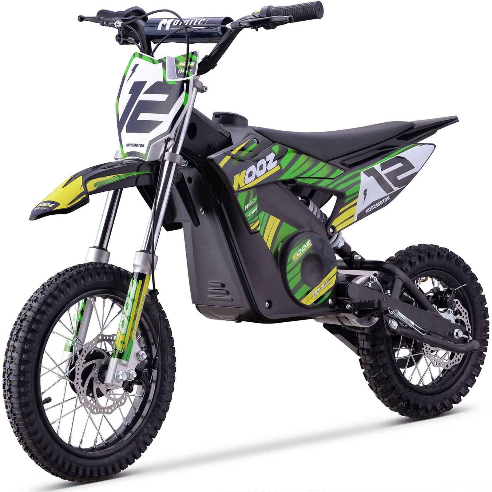 MotoTec USA 36v 1000w (HP112E-PRO) Electric Dirt Bike - Green [MPN: Dirt-Bike-36v-1000w-HP112E-PRO_Green]_1877923