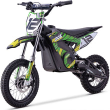 MotoTec USA 36v 1000w (HP112E-PRO) Electric Dirt Bike - Green [MPN: Dirt-Bike-36v-1000w-HP112E-PRO_Green]_1877923