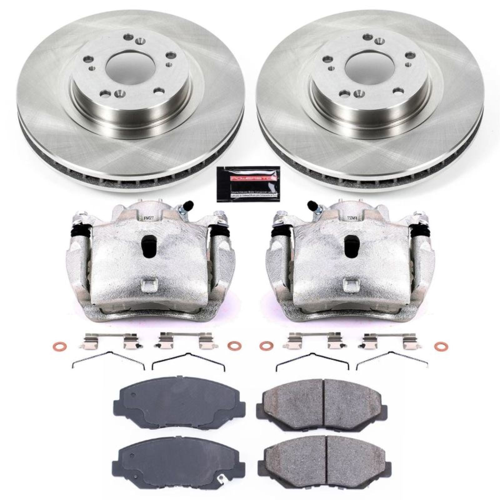 Powerstop Front Autospecialty Brake Kit w/Calipers for 13-15 Acura ILX [MPN: psbKCOE3055]_1878157