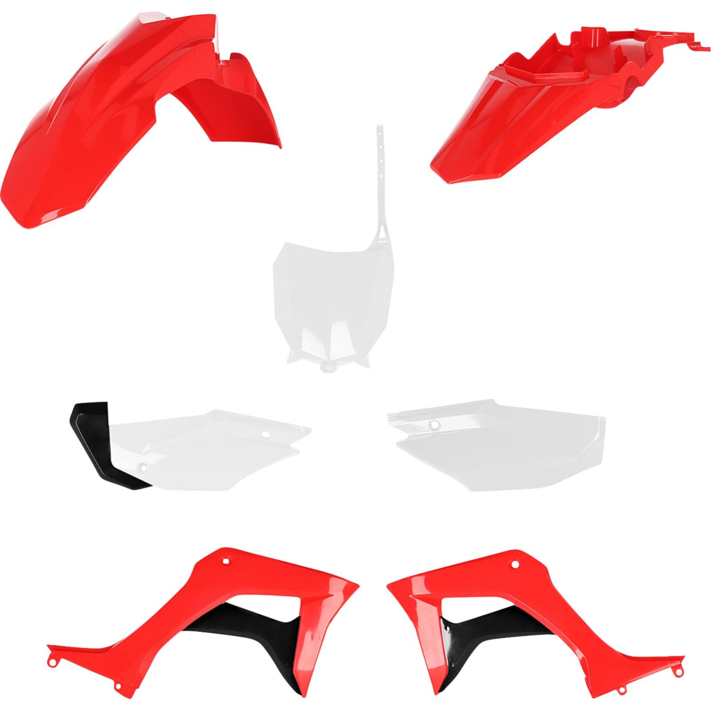 Acerbis Full Body Kit - '22-'26 Red/White/Black for Honda CRF '19-'26 [MPN: acb2861937428]_1943234