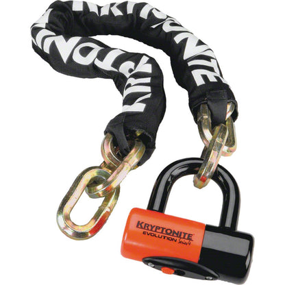 Kryptonite New York Chain with Evolution Series 4 Disc Lock 3'-3" [MPN: 999515]_1196260