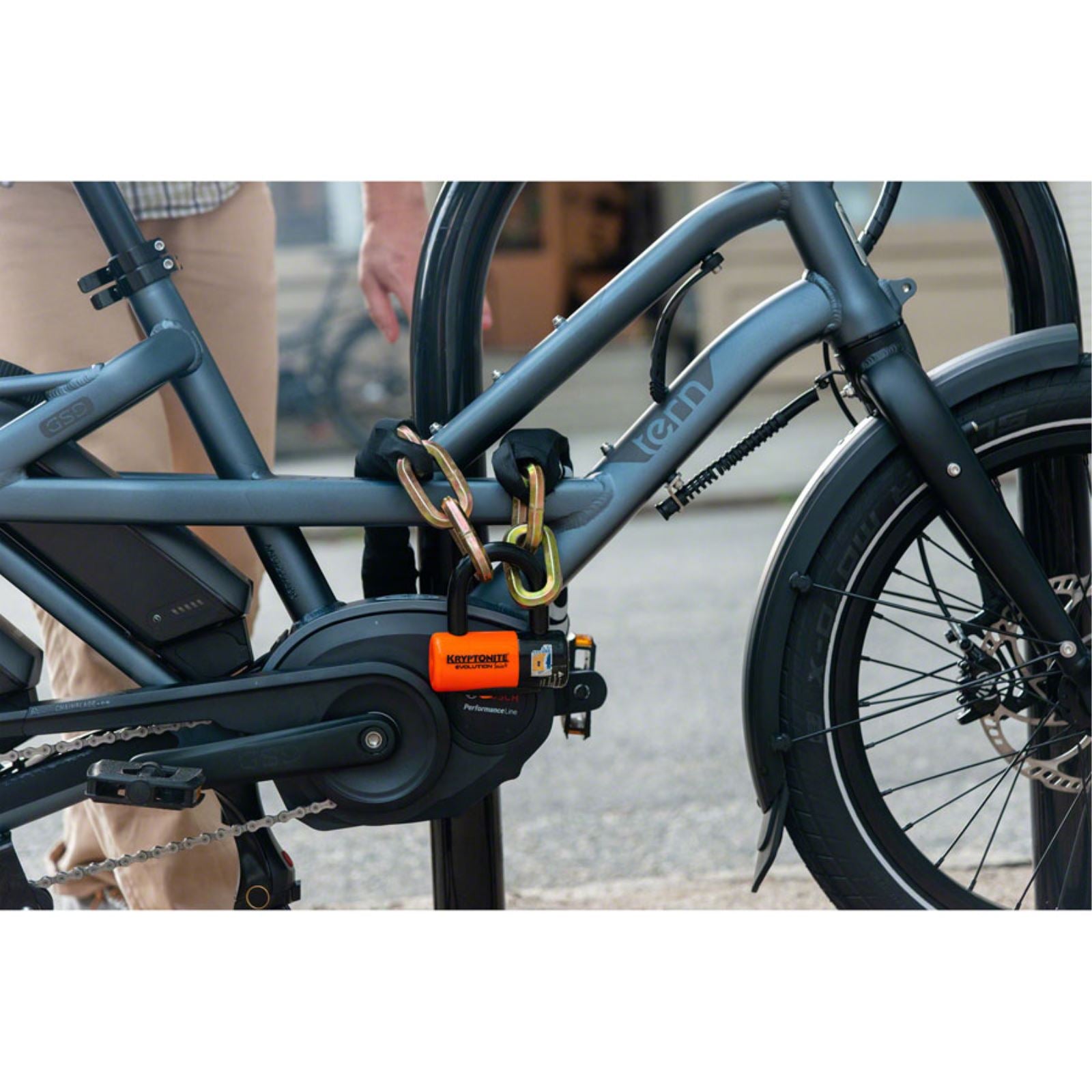Kryptonite New York Chain with Evolution Series 4 Disc Lock 3'-3" [MPN: 999515]_1196263