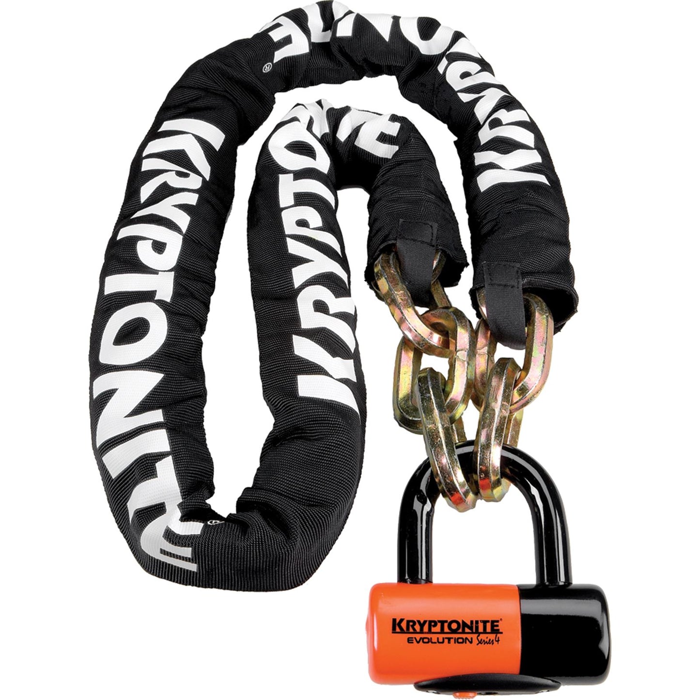Kryptonite New York Chain with Evolution Series 4 Disc Lock 5'-6" [MPN: 999522]_208486