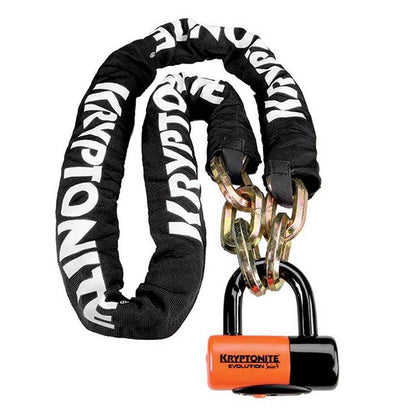 Kryptonite New York Chain with Evolution Series 4 Disc Lock 5'-6" [MPN: 999522]_1109557