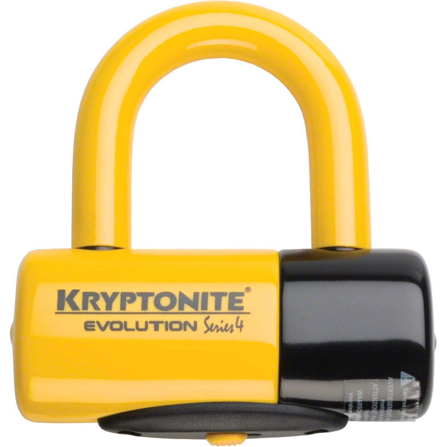 Kryptonite Evolution Series 4 Disc Lock Yellow [MPN: 999614]_1196259