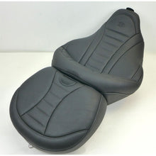 Mustang Motorcycle Products Deluxe Touring Seat - Black/Metal OPEN BOX [MPN: 79006GM]_1887943