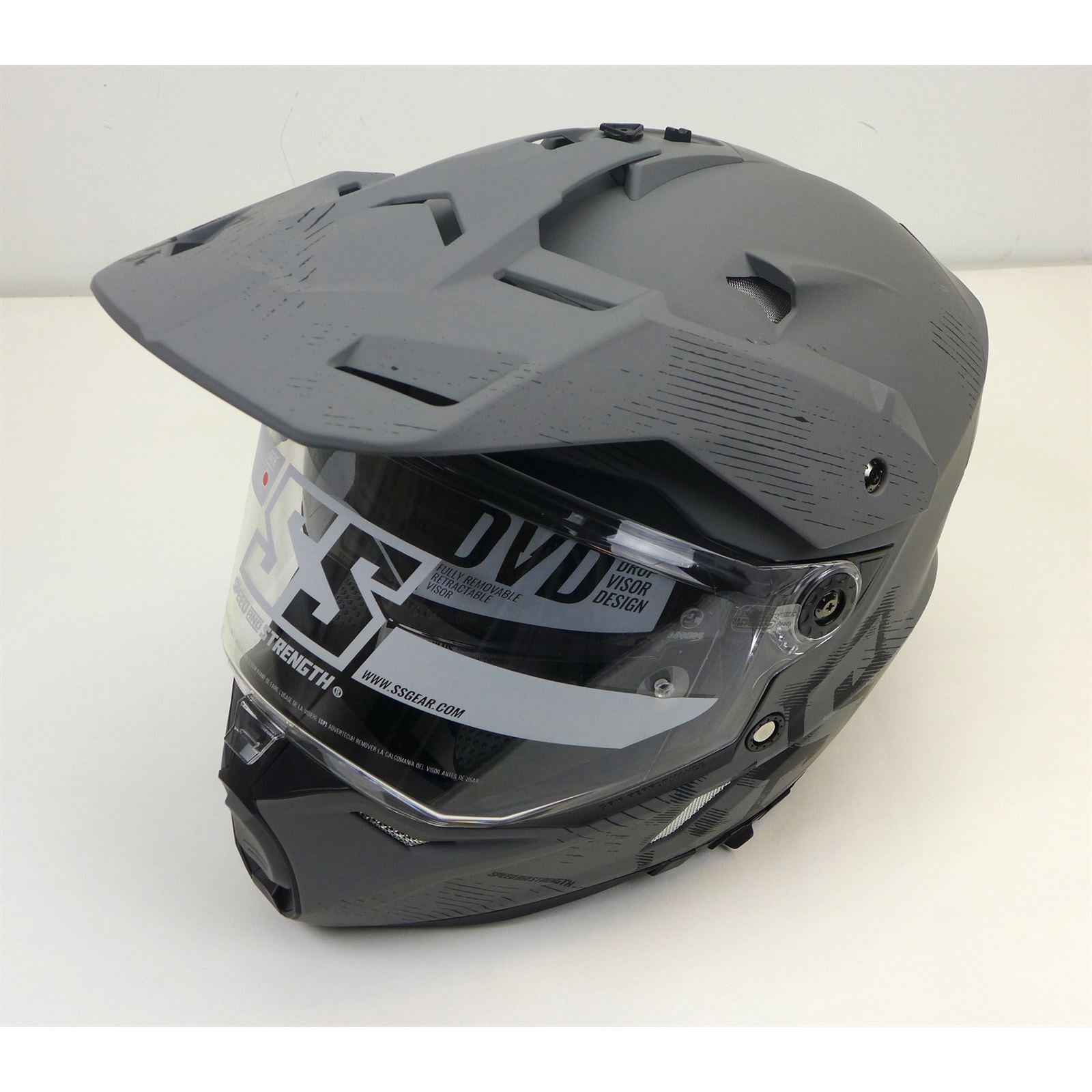 Speed And Strength SS2600 Helmet - Grey/Black - 2XL OPEN BOX [MPN: TR-126-058]_1890330