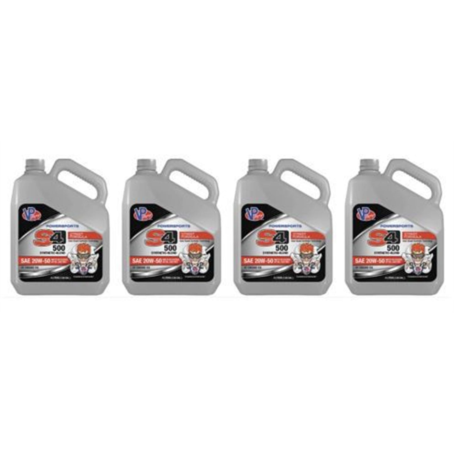VP Racing S4 500 Semi-Synthetic Engine Oil 20W50 - 4/Liter PACK OF 4 [MPN: VP7140504]_1882653