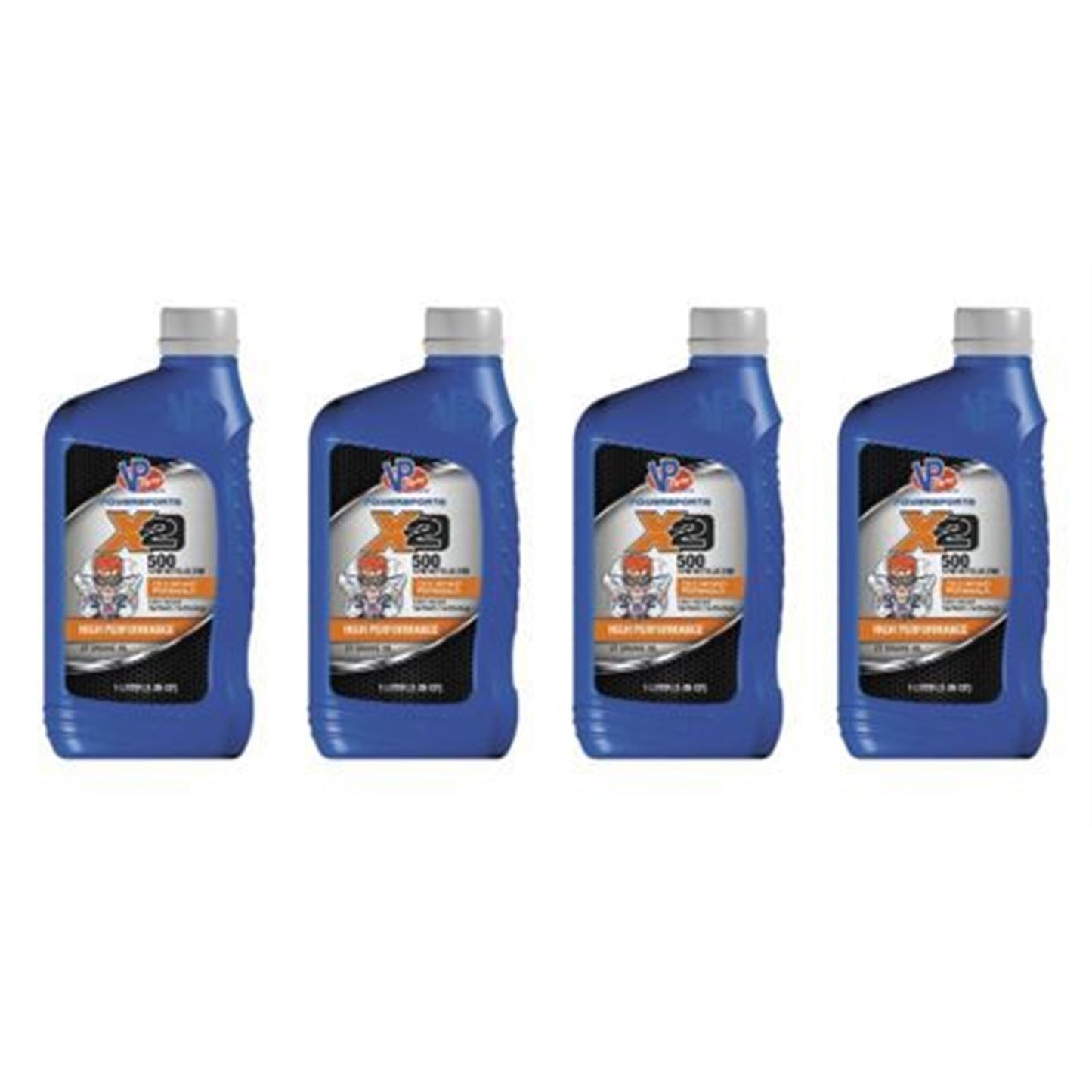 VP Racing X2 500 Semi-Synt 2T Premix/Injection Oil - 1/Liter PACK OF 4 [MPN: VP7200003]_1882654