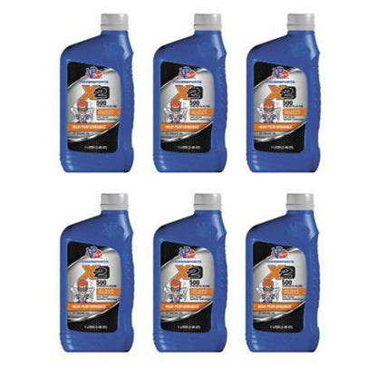 VP Racing X2 500 Semi-Synt 2T Premix/Injection Oil - 1/Liter PACK OF 6 [MPN: VP7200003]_1882655