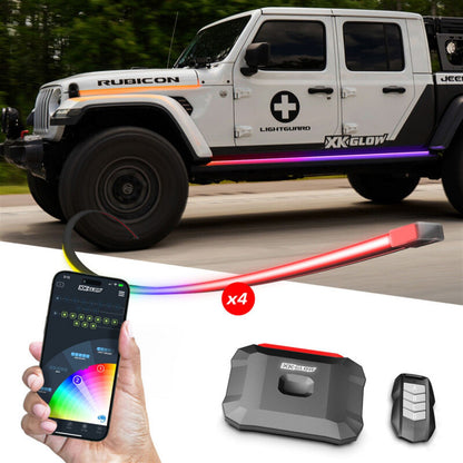 XKGlow Addressable Accent Light Strip Kit For Jeep [MPN: xkgMX-BG-JP-ADV]_2146001
