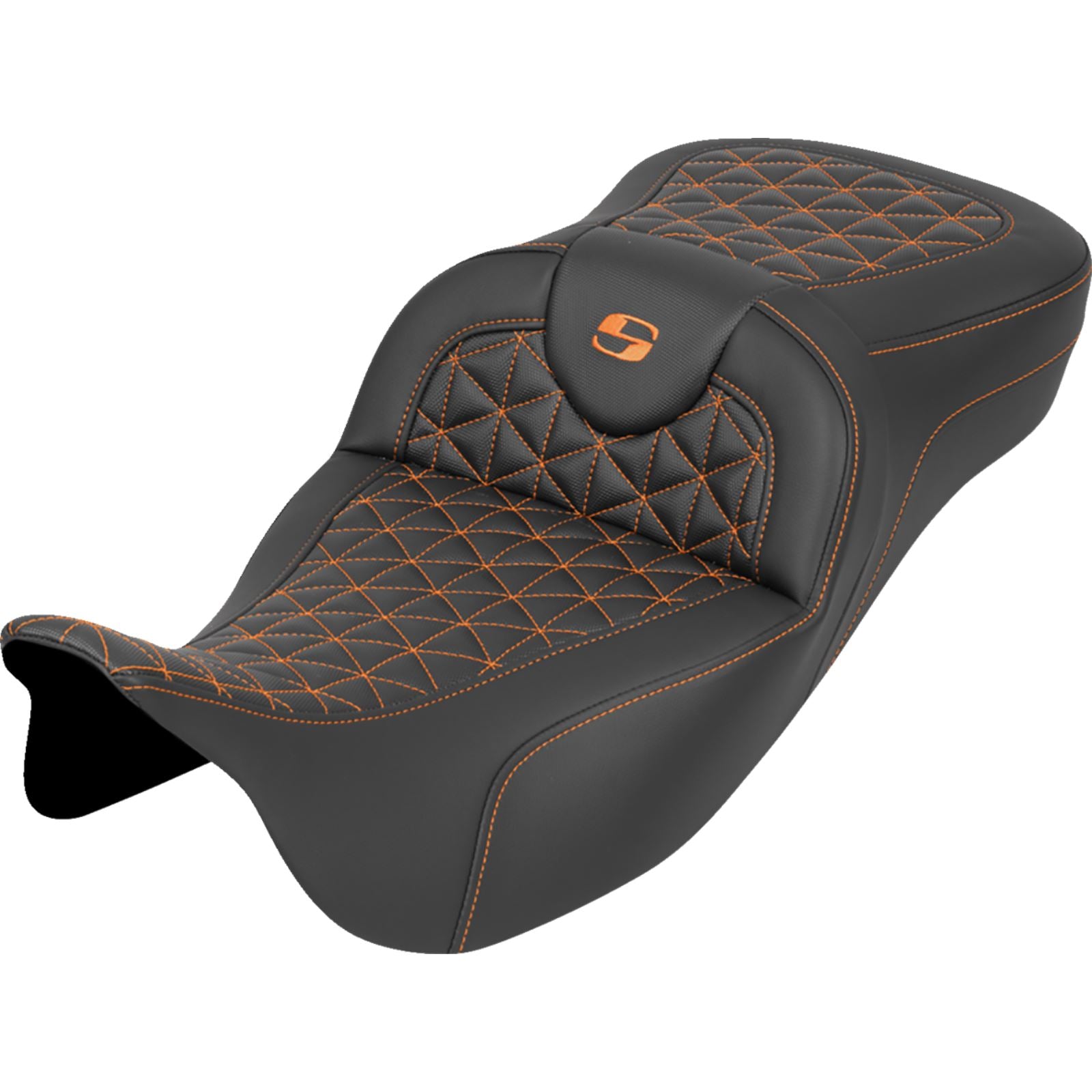 Saddlemen RoadSofa™ Tri Gripper Seat - Extended Reach - w/o Backrest - For FLH/FLT '08-'25_1887455