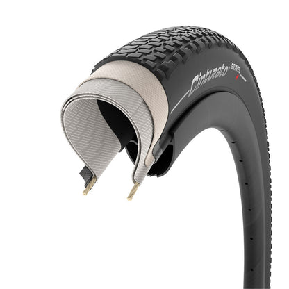 Pirelli - Bicycle Cinturato Gravel H Tire - 700 x 50, Tubeless, Folding, Black [MPN: 012161-05-700]_1887617