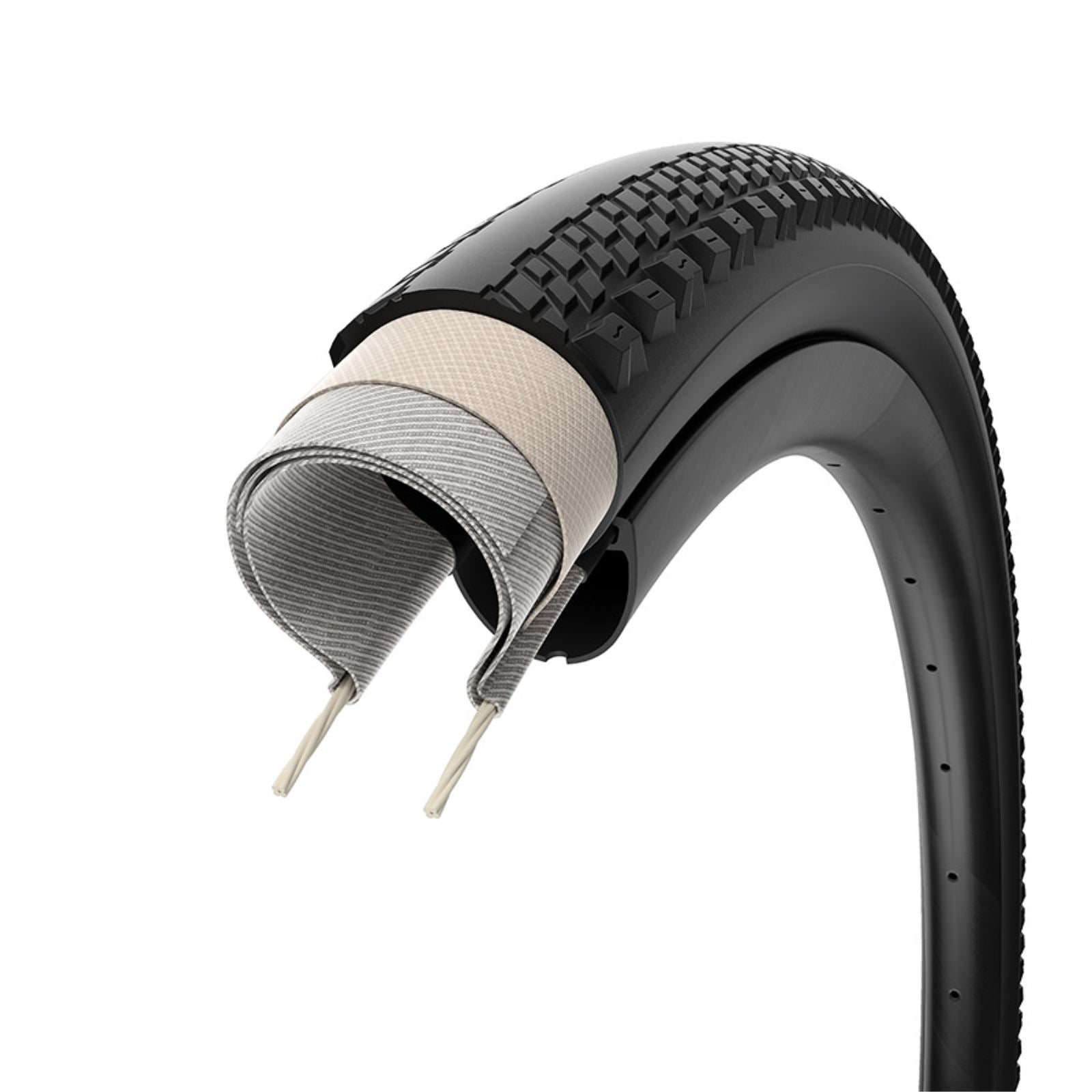 Pirelli - Bicycle Cinturato Gravel RH Tire - 700 x 50, Tubeless, Folding, Black [MPN: 012163-03-700]_1887658